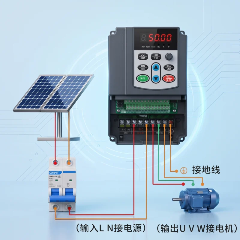 科炜 KV650M系列光伏水泵太阳能变频器实物图